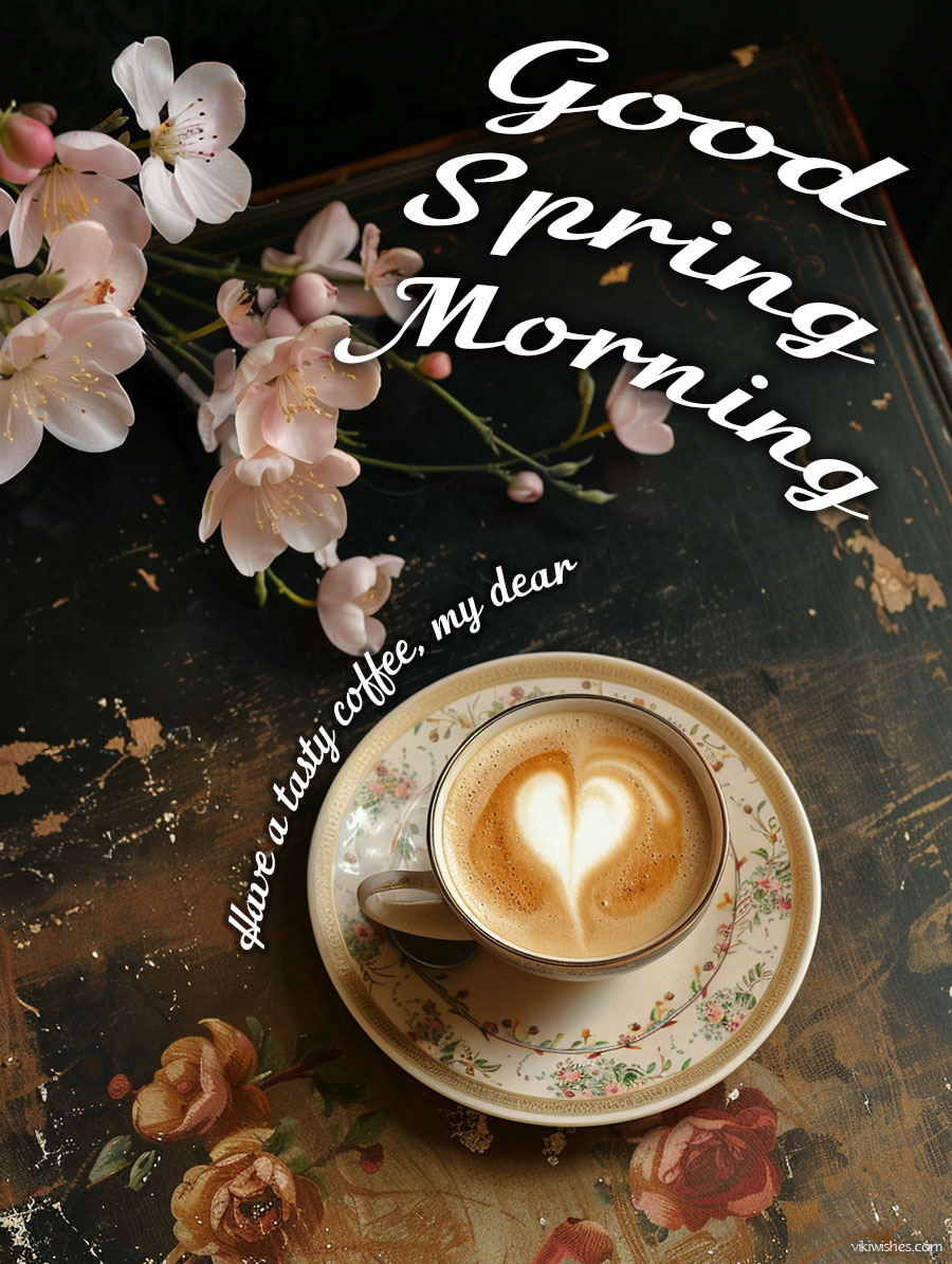 Spring Good Morning image for love