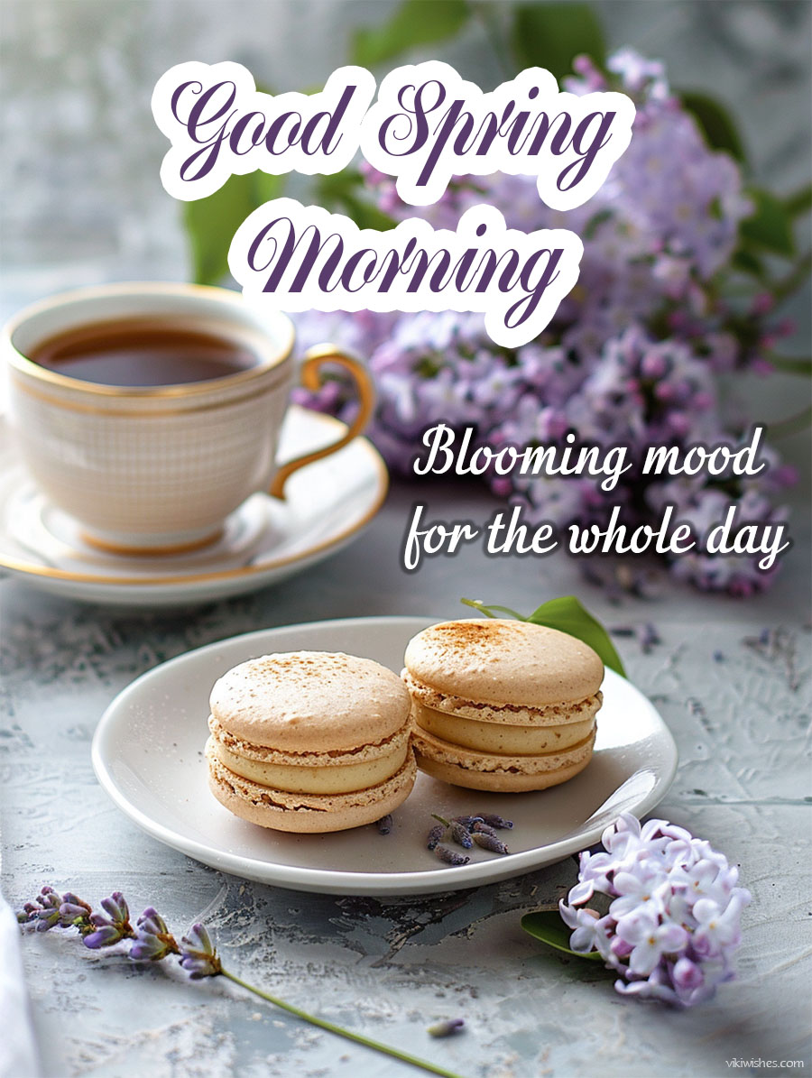 Spring Good Morning image, cup of coffee