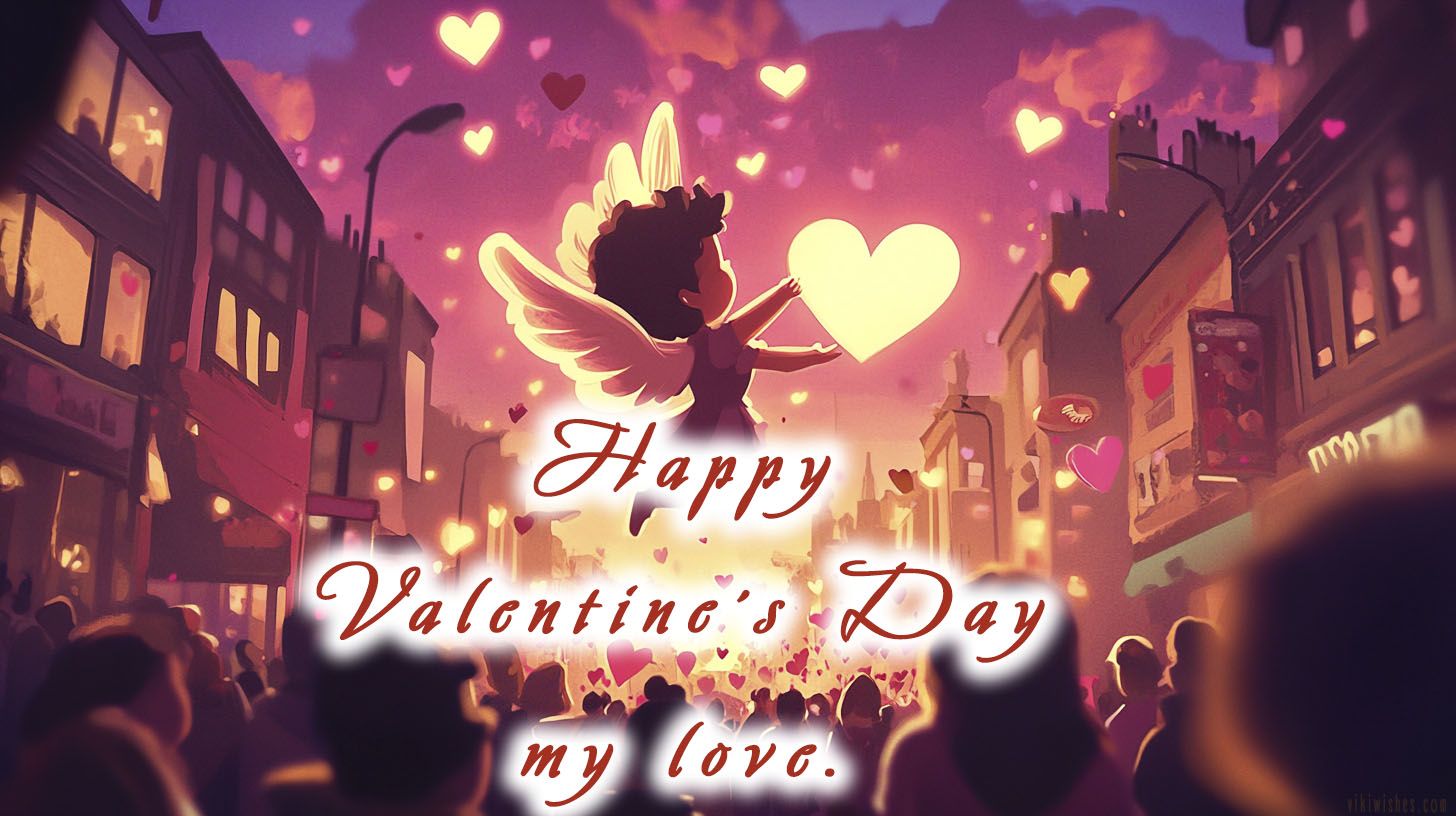 Cupid's picture for valentine's day